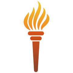 Burning Torch Vector