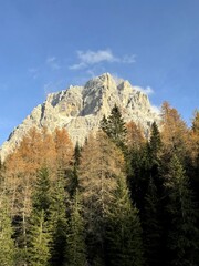 Italia : Veduta del Monte Pelmo, Alpi Dolomiti, 22 Ottobre 2024.