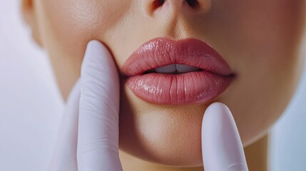 Plastic surgeon employing lip injection and lifting methods for anti aging treatments