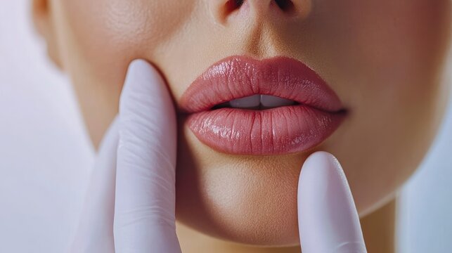 Plastic surgeon employing lip injection and lifting methods for anti aging treatments