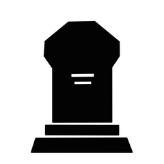 Tombstone. Ancient Halloween graveyard tombstones and grave crosses