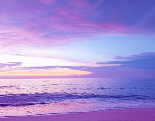 Fototapeta premium Glowing Paradise The Arrival of Night