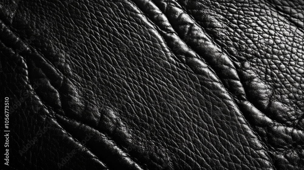 Poster abstract black leather texture suitable for use as a background