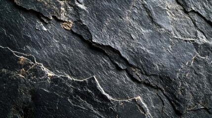 Textured design on a rough black or dark gray stone surface