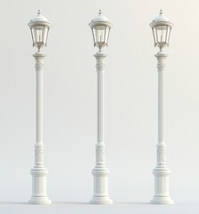 Fototapeta premium Elegant Classic Street Lamps