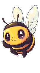 Obraz premium Cute cartoon bee
