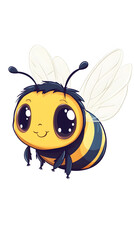 Obraz premium Cute cartoon bee