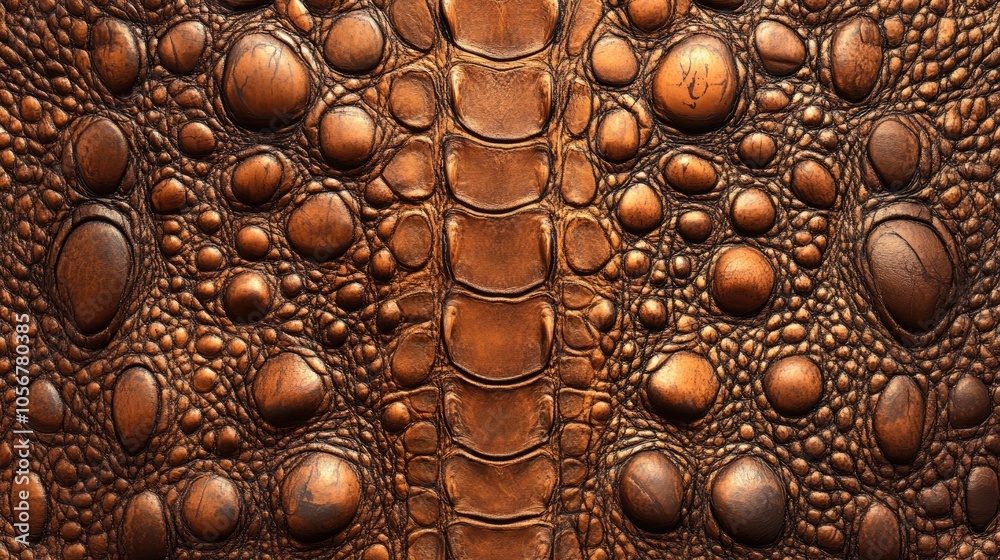 Aufkleber brown reptile skin texture for leather backgrounds ideal for various design projects and presentatio
