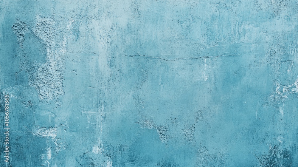 Poster soft pastel blue low contrast concrete textured background vibrant empty wall texture providing ampl