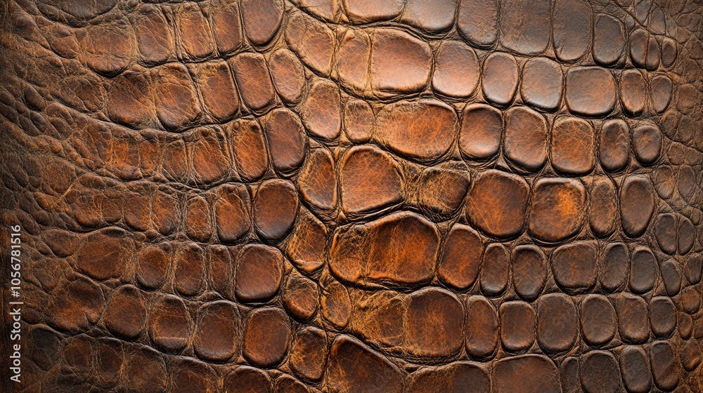 Poster brown reptile skin texture for leather backgrounds ideal for various design projects and presentatio