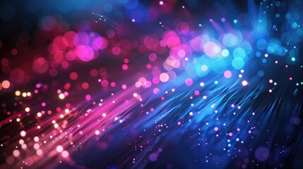 Obraz premium Fiber technology lights abstract background