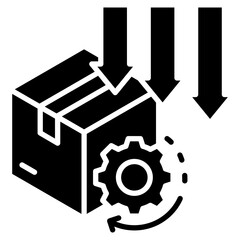 Production Efficiency Icon Element For Design