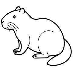 illustration of a beaver