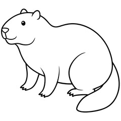 illustration of a beaver