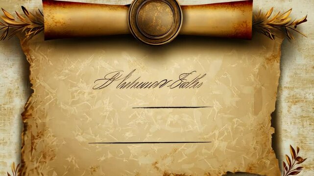 Certificate Template Video