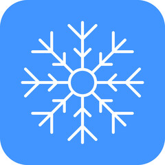 Snowflake icon. Snowflake shape, Christmas, Vector image