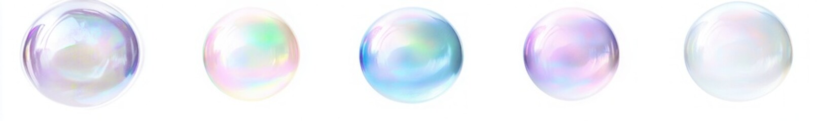 Obraz premium Colorful Rainbow Bubbles