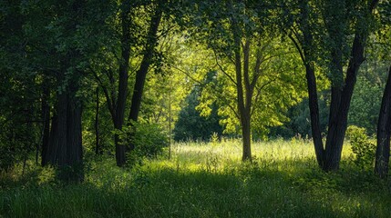 Fototapeta premium Summer Photo Walk Among The Trees