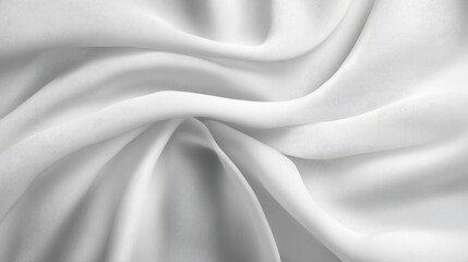Obraz premium Elegantly smooth and soft white fabric texture background