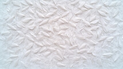 Obraz premium Delicate white petals a soft and serene composition on a light background for minimalist aesthetics