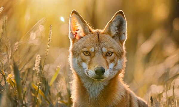 a dingo roaming the Australian bush