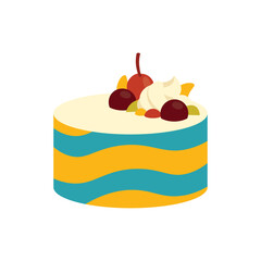 Birthday Cake Vector - 07