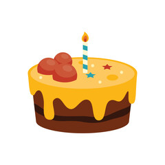 Birthday Cake Vector - 01