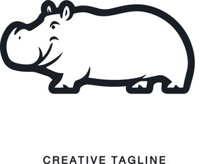 Logo Vector for Hippo
