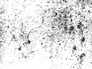 Old grunge black texture. Dark weathered overlay pattern sample on transparent background.