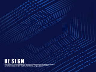 Premium background design with diagonal dark blue stripes pattern. Vector horizontal template for digital luxury business banner, contemporary formal invitation, luxury voucher, prestigious gift.