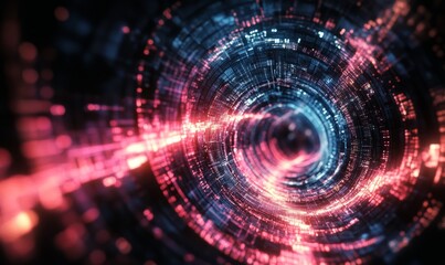 Obraz premium Ultra futurist tech abstract background.