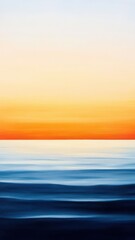 Obraz premium Golden Hour Twilight: Hazy Light Casting a Warm Glow Over Serene Landscapes