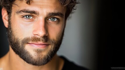 Fototapeta premium A mesmerizing portrait of an actor