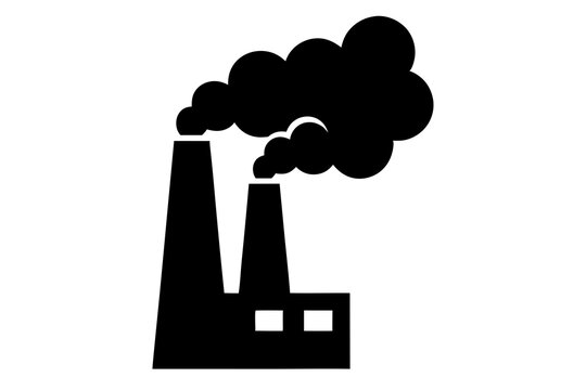 recommend clip art: Air Pollution glyph | isolated vector silhouette illustration on white background