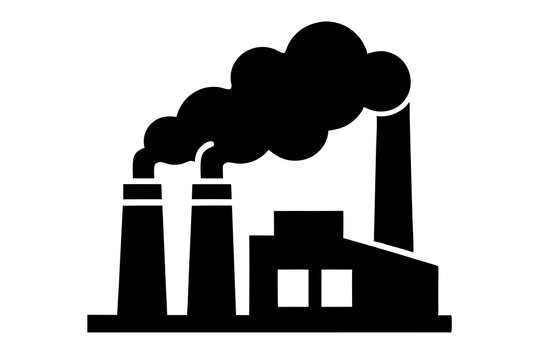 recommend clip art: Air Pollution glyph | isolated vector silhouette illustration on white background