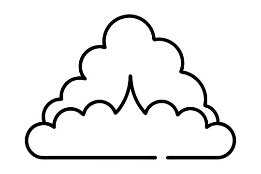 recommend clip art: Air Pollution glyph | isolated vector silhouette illustration on white background
