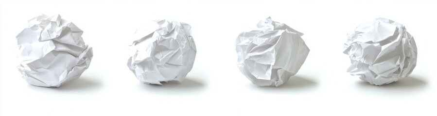 Crumpled Paper Balls