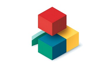 Empty blank hexagon layout, geometric template for text and options. Element of business brochure, presentation and web design navigation layout