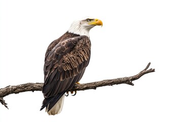 Bald Eagle Perched on Branch