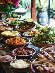 Obraz premium Vibrant Food Display