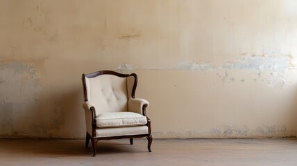 Elegant Reclining Armchair: Cozy Comfort with Supportive Design for Relaxation and Style
