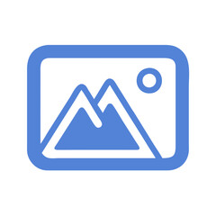 mountain shape icon