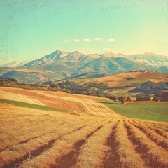 Stubble dotted Sicily