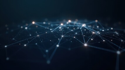 Obraz premium Abstract and technical visualization of natural language processing systems featuring data flows neural networks and language patterns Clean modern tech aesthetics