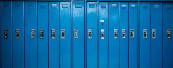 Row of School Lockers