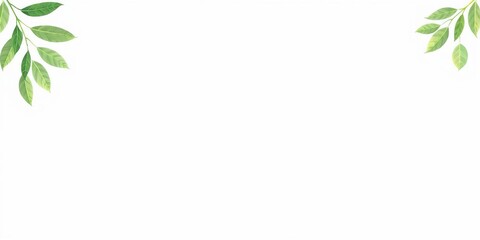 Obraz premium Abstract green and white leaf pattern with geometric designs, leaf, background