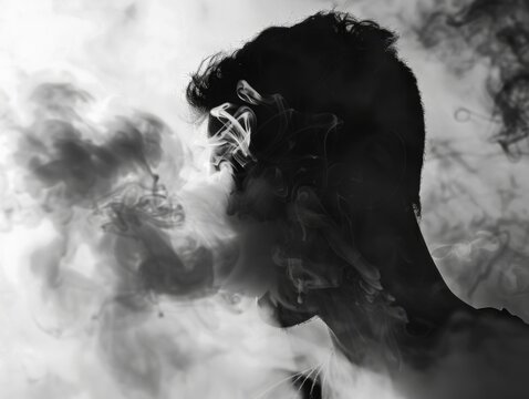 Mysterious Smoking Figure