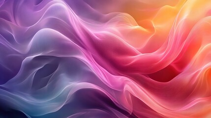 Fototapeta premium Colorful abstract energy waves flowing in a smooth, vibrant pattern