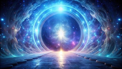 Close-up of a mystical portal to a different dimension