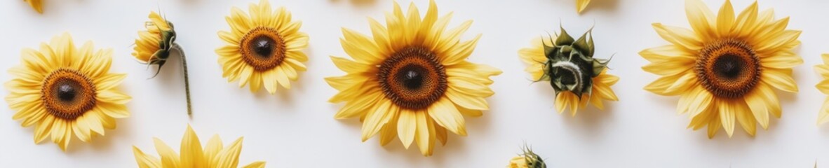 Obraz premium Radiant Yellow Sunflowers
